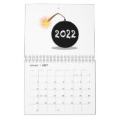 Cartoon 2022 New Years Bomb Kalender (Jan 2027)