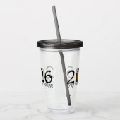 Cartoon 2026 Chinees Nieuwjaar Acryl Drinkbeker (Links)