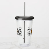 Cartoon 2026 Chinees Nieuwjaar Acryl Drinkbeker (Rechts)