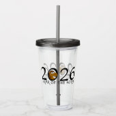 Cartoon 2026 Chinees Nieuwjaar Acryl Drinkbeker (Voorkant)