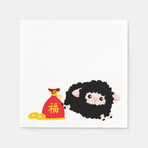 Cartoon 2026 Chinees Nieuwjaar van Schaap Servet