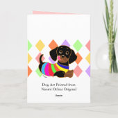 Cartoon 2 van de tekkel Verjaardag Kaart (Achterkant)