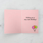 Cartoon 2 van de tekkel Verjaardag Kaart (Binnen)