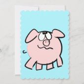 Cartoon 2 Varkensjaarei en gemberpartij Baby INV Kaart (Achterkant)