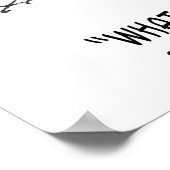 Cartoon 3348 van de koe poster (Hoek)