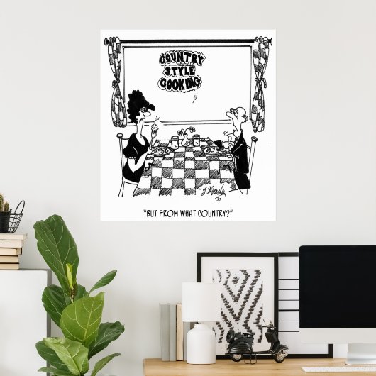 Cartoon 4527: poster (Thuiskantoor)