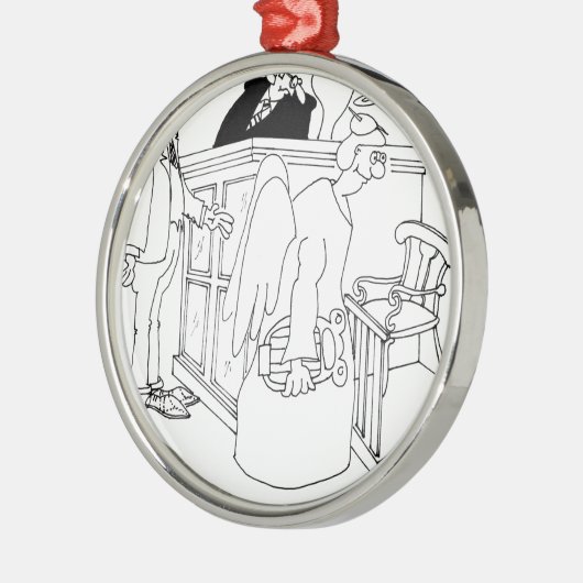 Cartoon 5621 van het Hof Metalen Ornament (Links)