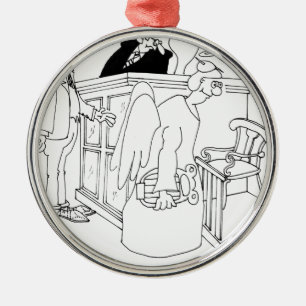 Cartoon 5621 van het Hof Metalen Ornament