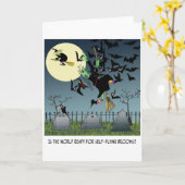 Cartoon 9453 van de heks kaart (Gele Bloem)