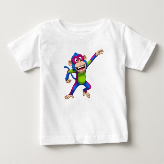 Cartoon aap mascotte karakter (Voorkant)