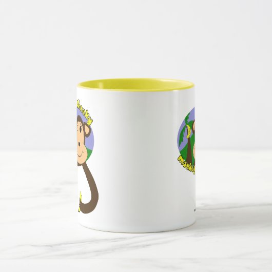 Cartoon aap Mok (Midden)