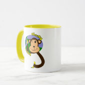 Cartoon aap Mok (Voorkant links)