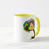 Cartoon aap Mok (Voorkant rechts)