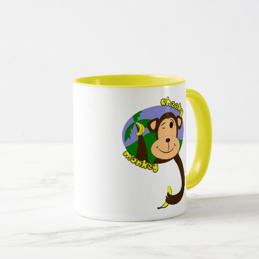 Cartoon aap Mok (Voorkant rechts)