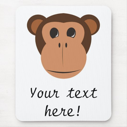 Cartoon aap muismat (Voorkant)