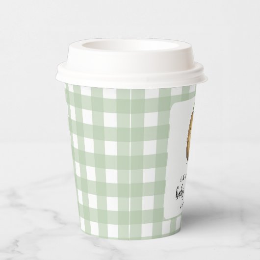 Cartoon Aardappel Baby shower Papieren Bekers (Rechts)