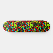 Cartoon Abstract Skateboard (Horizontaal)