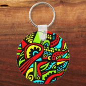 Cartoon Abstract Sleutelhanger (Voorkant)
