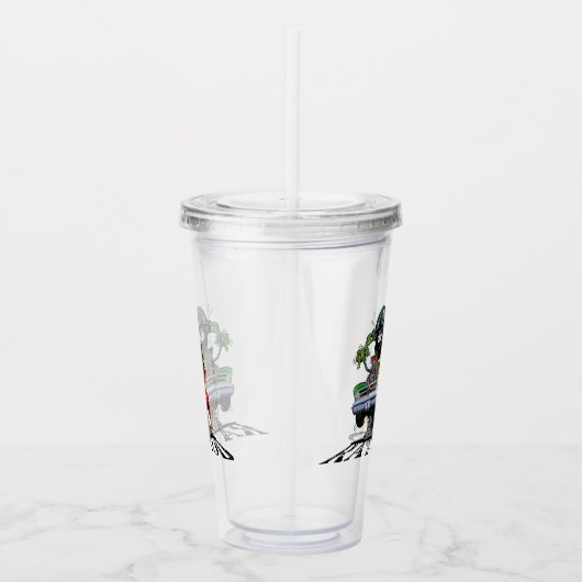 Cartoon Acryl Drinkbeker (Rechts)