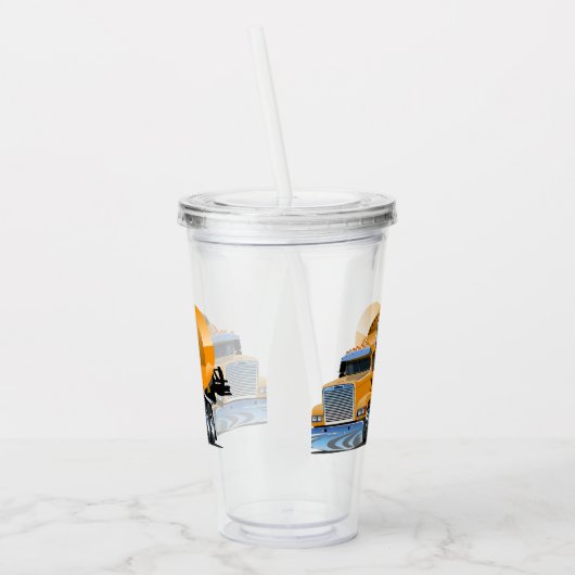 Cartoon Acryl Drinkbeker (Links)