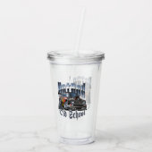 Cartoon Acryl Drinkbeker (Achterkant)