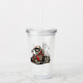 cartoon acryl drinkbeker (Voorkant)