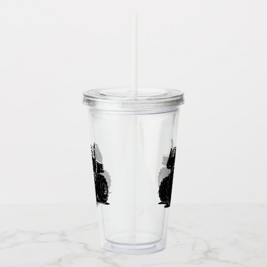 Cartoon Acryl Drinkbeker (Rechts)