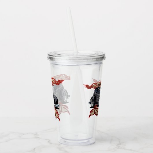 Cartoon Acryl Drinkbeker (Links)