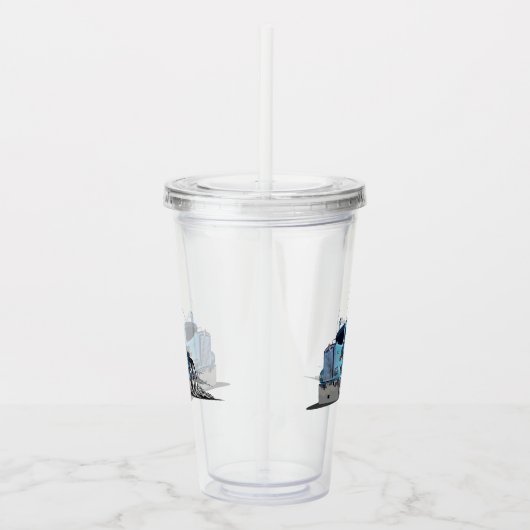 Cartoon Acryl Drinkbeker (Rechts)