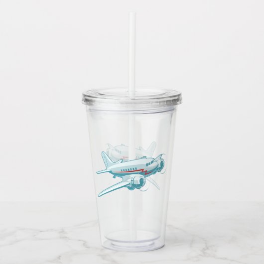 Cartoon Acryl Drinkbeker (Voorkant)