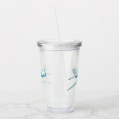 Cartoon Acryl Drinkbeker (Links)