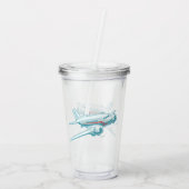 Cartoon Acryl Drinkbeker (Achterkant)