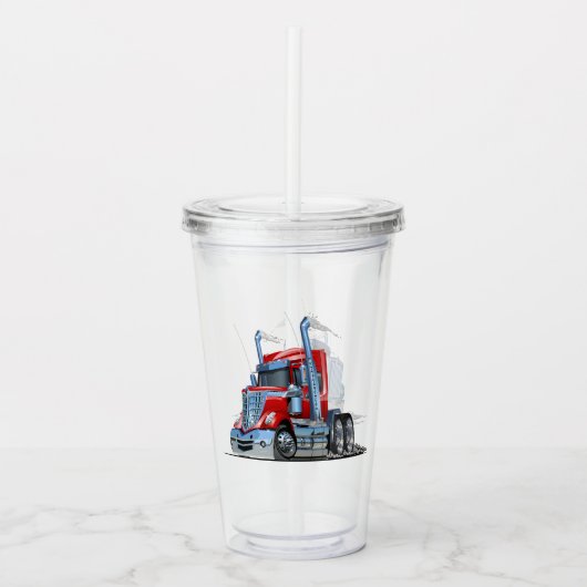 Cartoon Acryl Drinkbeker (Voorkant)