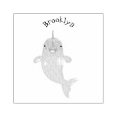 Cartoon afbeelding  rubberstempel (Afrduk)