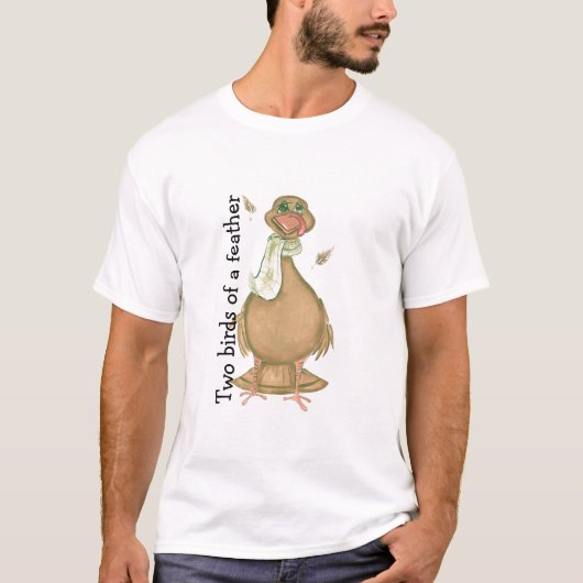 Cartoon Afbeelding Turkije T-shirt (Voorkant)