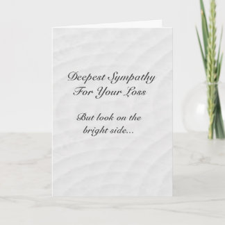 Cartoon afstandsbediening Funny Sympathy Card Kaart