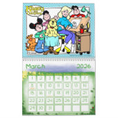 Cartoon Agenda Kalender (Mar 2026)