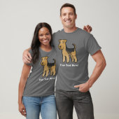 Cartoon Airedale Terrier/Welsh Terrier T-shirt (Unisex)