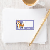 Cartoon Akita Inu/Shiba Inu Etiket (Insitu)