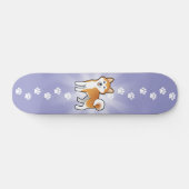 Cartoon Akita Inu/Shiba Inu Skateboard (Horizontaal)