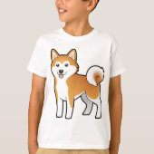 Cartoon Akita Inu/Shiba Inu T-shirt
