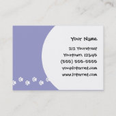 Cartoon Akita Inu/Shiba Inu Visitekaartje (Achterkant)