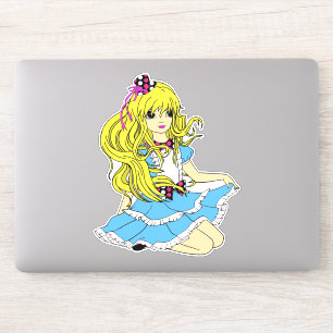 Cartoon Alice in wonderland Fantasy sprookkunst Sticker