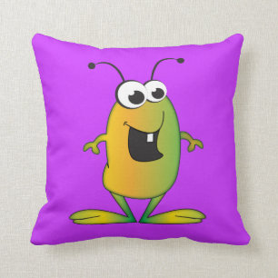 Cartoon Alien Pillow Kussen