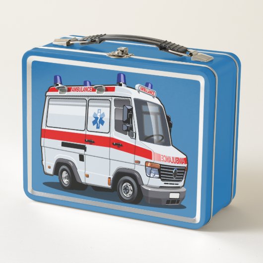 Cartoon Ambulance Auto (Voorkant)