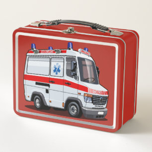 Cartoon Ambulance Auto