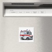 Cartoon Ambulance Auto Magneet (Insitu (Vaatwasser))
