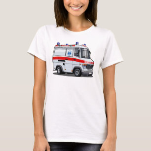 Cartoon Ambulance Auto T-shirt