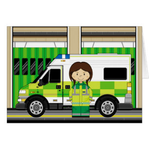 Cartoon Ambulance en EMT