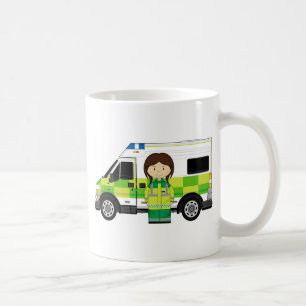 Cartoon Ambulance en EMT Koffiemok
